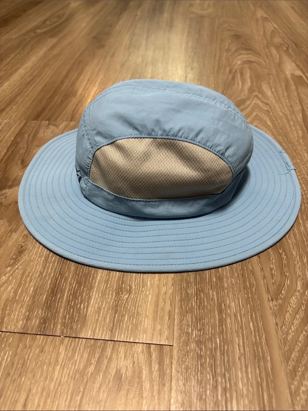 REI Kids Sahara Floppy Sun Hat Blue Gray Size Y 7-14 outdoor gorpcore hiking